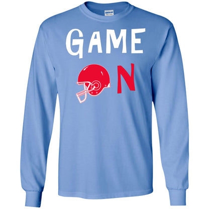 Football Lover T-shirt Game On Carolina Blue