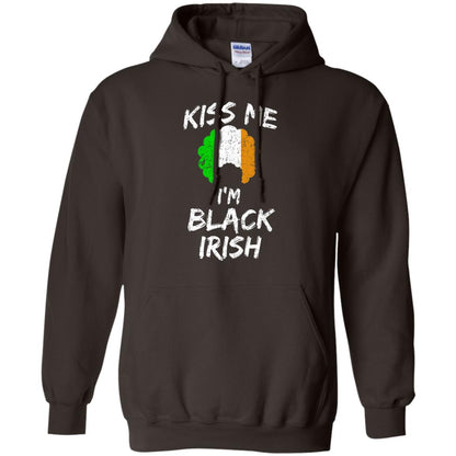Kiss Me I_m Black Irish Funny St Patrick_s Day T-shirt Dark Chocolate
