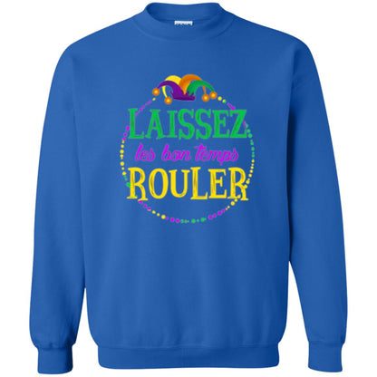 Mardi Gras T-shirt Laissez Les Bon Temps Rouler Royal