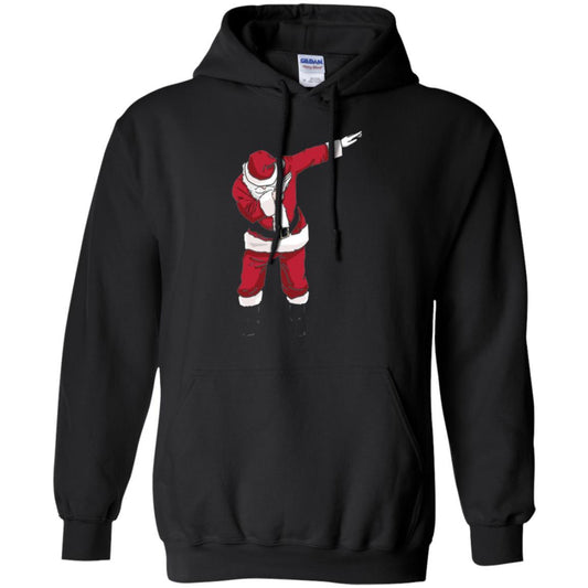 Christmas T-shirt Dabbing Santa Black