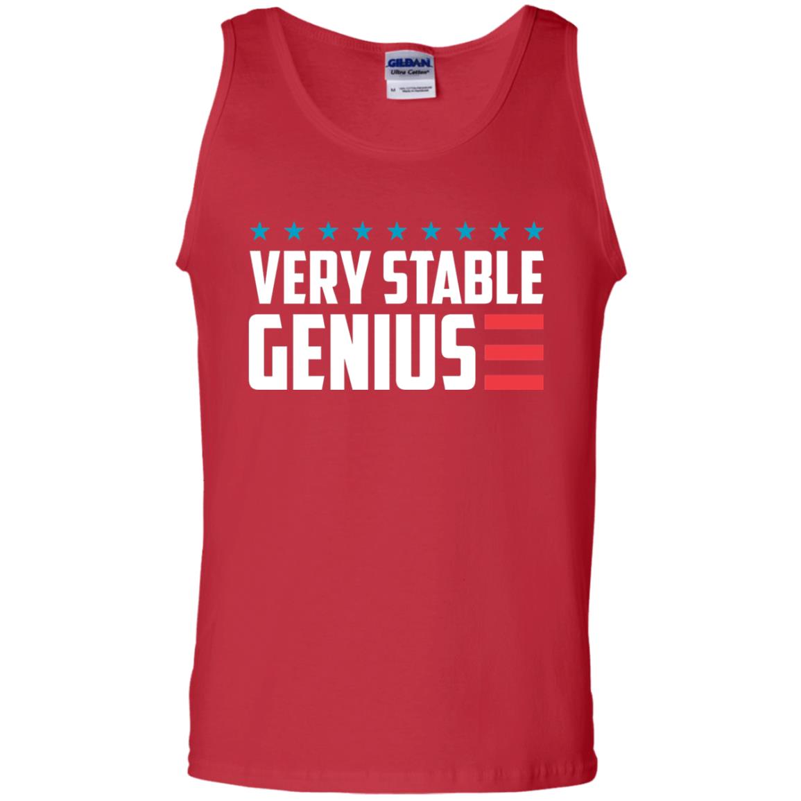 Funny Political T-shirt Very Stable Genius Red
