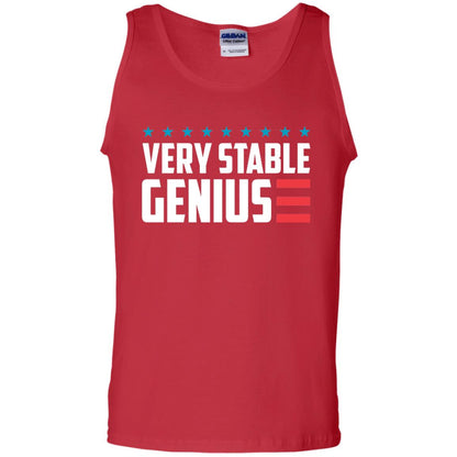 Funny Political T-shirt Very Stable Genius Red