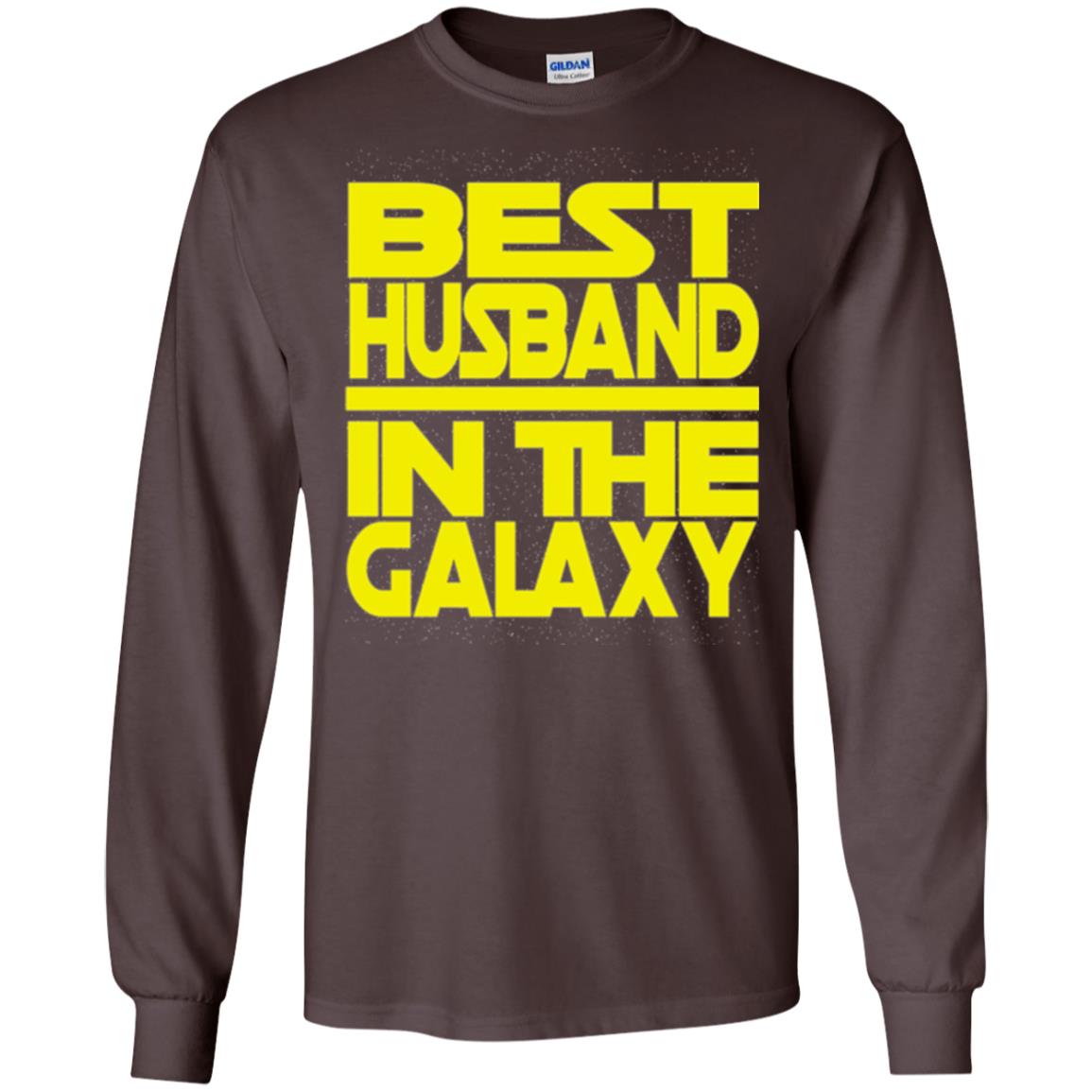 Best Husband In The Galaxy T-shirt Dark Chocolate