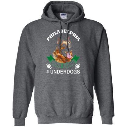 Football Lover T-shirt Philadelphia Bird Gang Underdogs 2018 Dark Heather