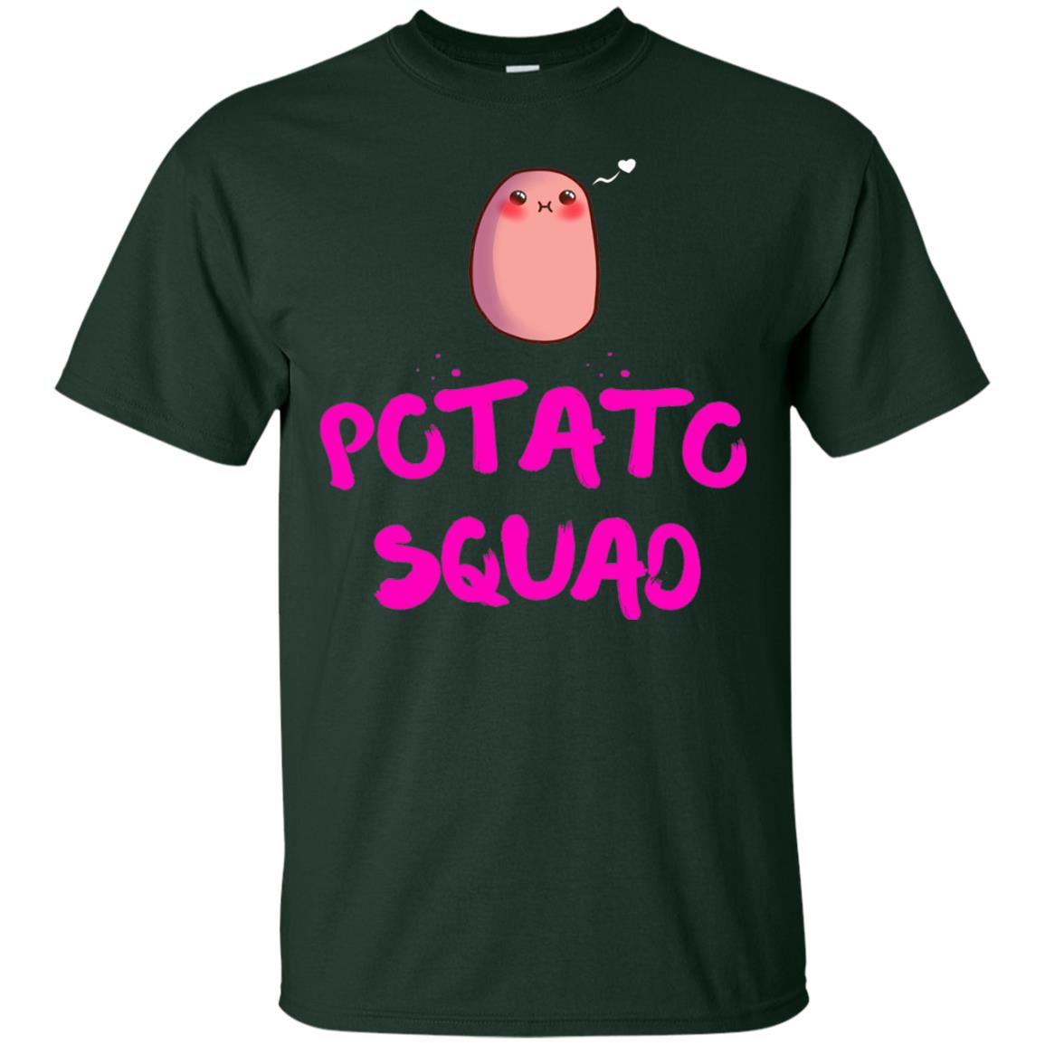 Cute Potato Squad T-shirt I Love Potato Forest