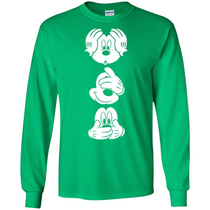 Cartoon T-shirt Disney Mickey Mouses Graphic Irish Green
