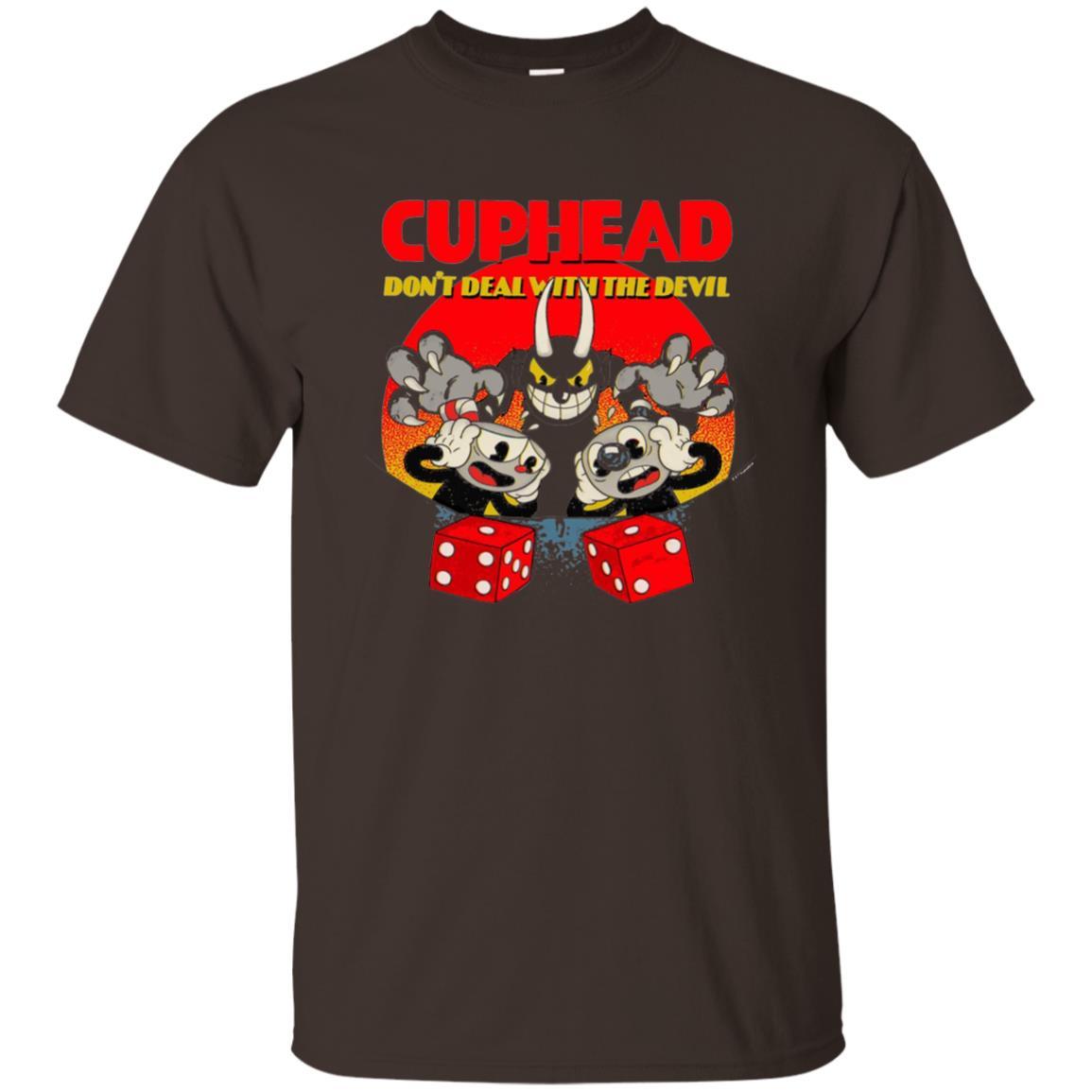Gamer T-shirt Don't Deal With The Devil Dark Chocolate
