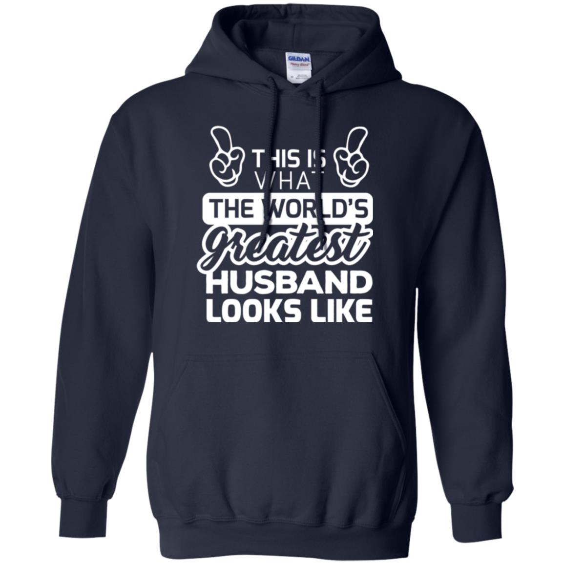World's Greatest Husband Best Husband Ever Looks Like T-shirt Navy