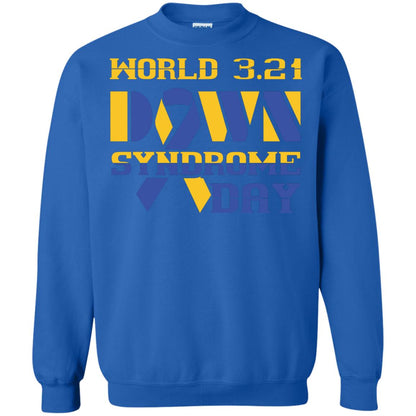 World 3.21 Down Syndrome Day Gift Shirt For Men Or Women Royal