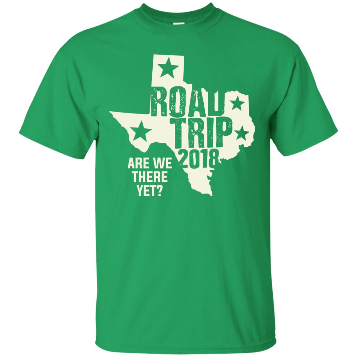 Texas Road Trip 2018 Funny Family Vacation Shirt Irish Green