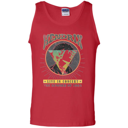 Vintage Concert T-shirt Jimi Hendrix Red