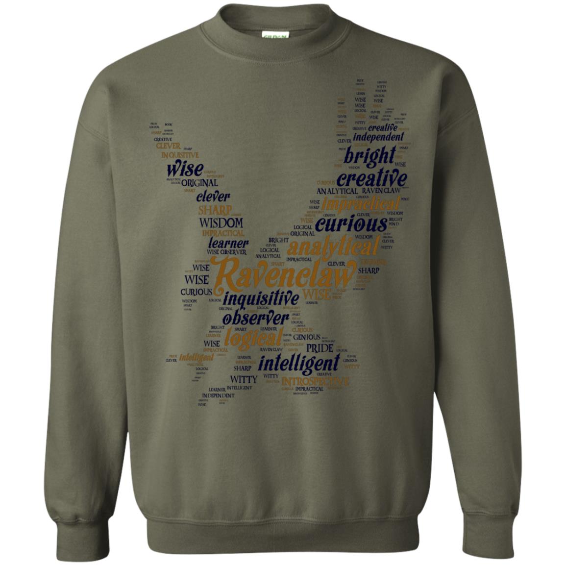 Ravenclaw House Harry Potter Fan ShirtG180 Gildan Crewneck Pullover Sweatshirt 8 oz.