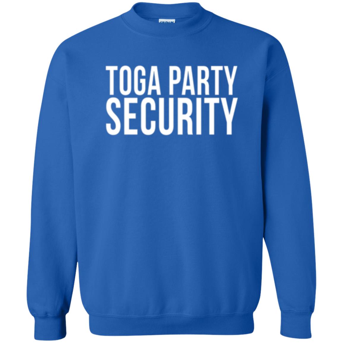 Toga Party Security T-shirt Royal