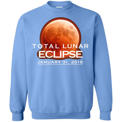 Lunar Eclipse T-shirt January 31, 2018 Graphic T-shirt Carolina Blue