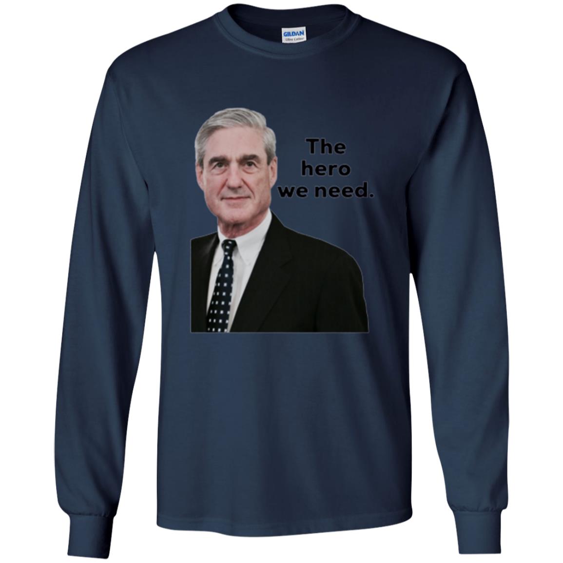 Fbi Director T-shirt The Hero We Need T-shirt Navy