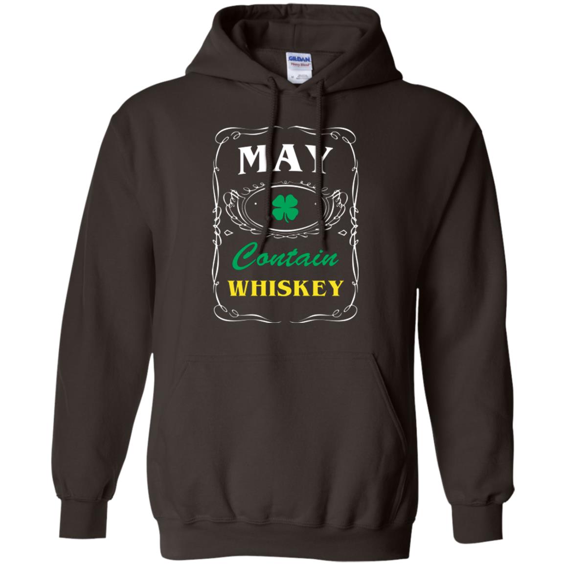 Saint Patrick's Day T-shirt May Contain Whiskey Dark Chocolate