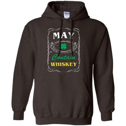 Saint Patrick's Day T-shirt May Contain Whiskey Dark Chocolate