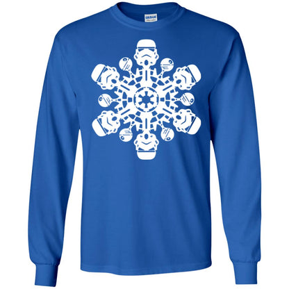 Christmas T-shirt Star Wars Stormtrooper Snowflake Royal