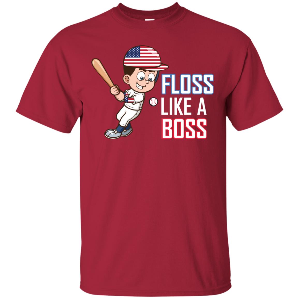 Floss Like A Boss Shirt For Baseball Players Cardinal
