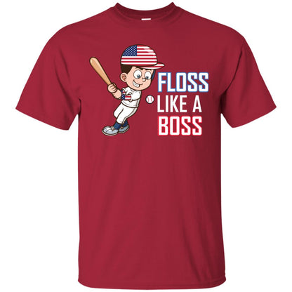 Floss Like A Boss Shirt For Baseball Players Cardinal