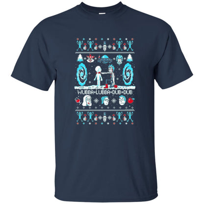 Rick And Morty T-shirt Build A Snowmorty Navy
