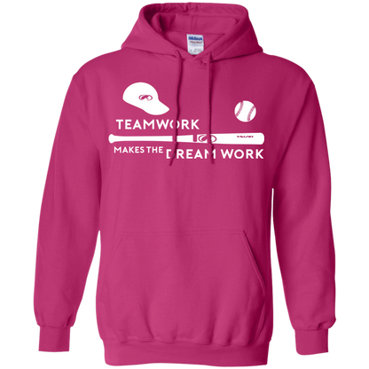 Baseball T-shirt Teamwork Makes The Dream Work Heliconia