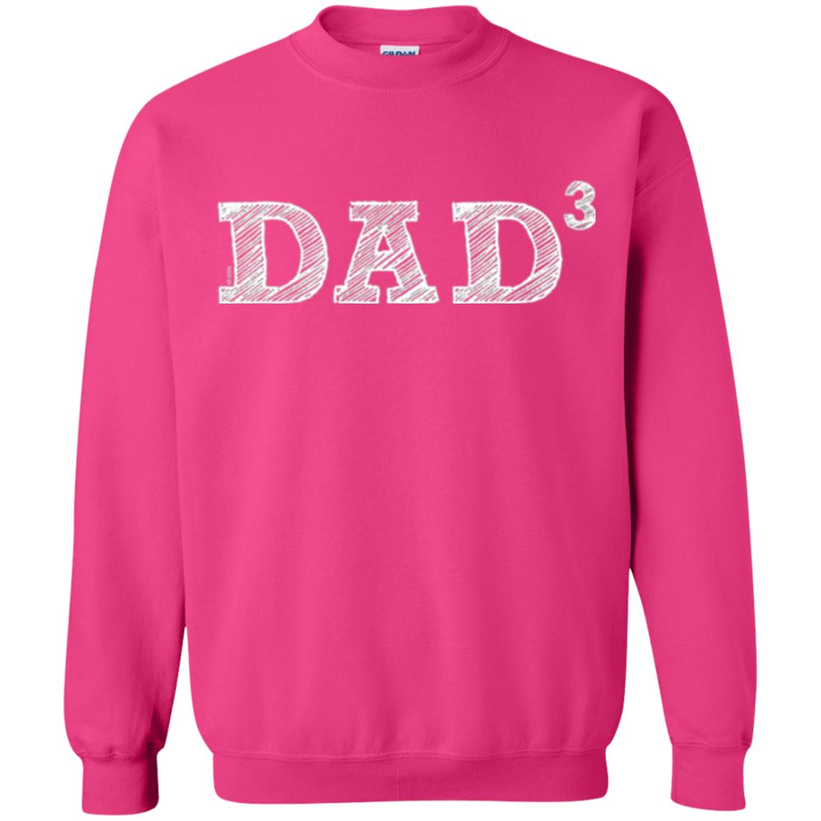 Men_s Dad3, Three Kids Father_s Day, Father Of Three T-shirt Heliconia