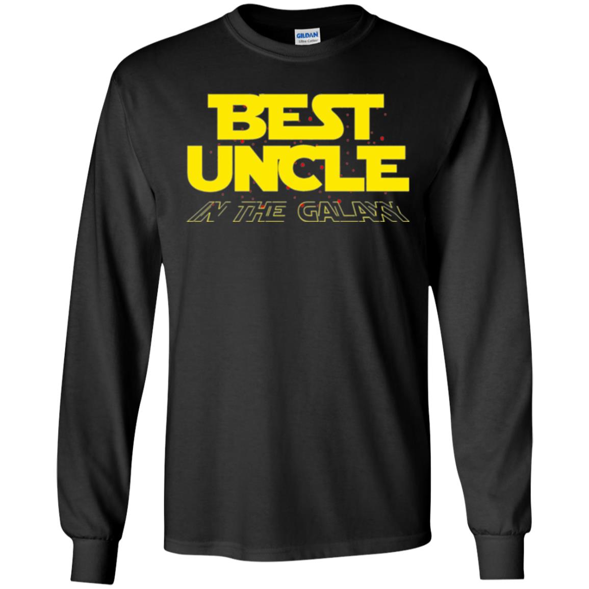 Uncle T-shirt Best Uncle In The Galaxy Black