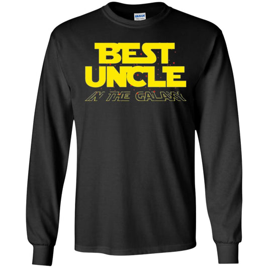 Uncle T-shirt Best Uncle In The Galaxy Black