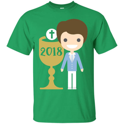 First Communion 2018 1st Holy Communion Shirt Irish Green