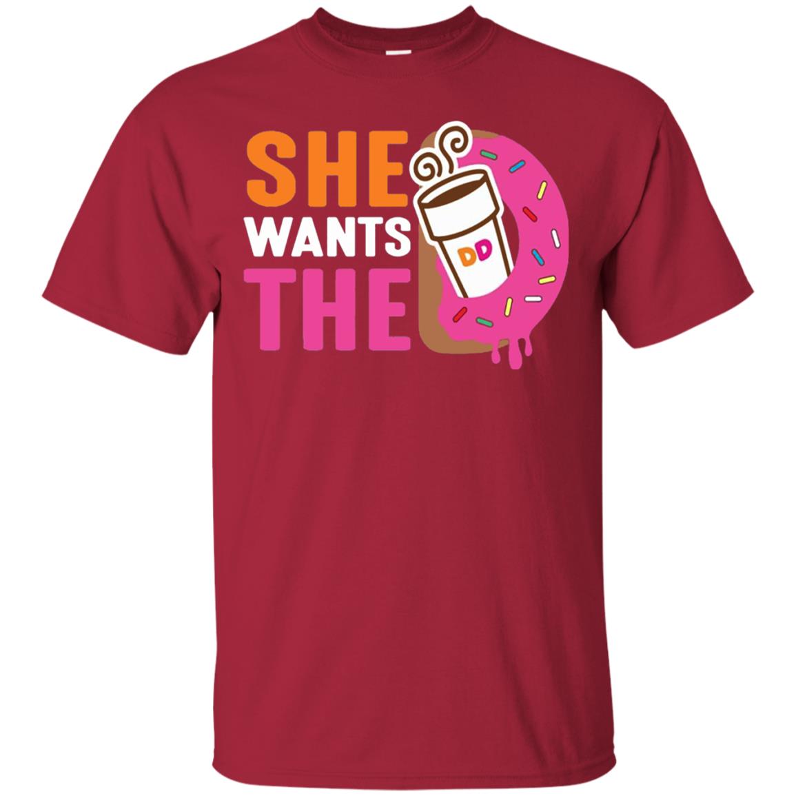 She Wants The D Dunking T-shirt Cardinal
