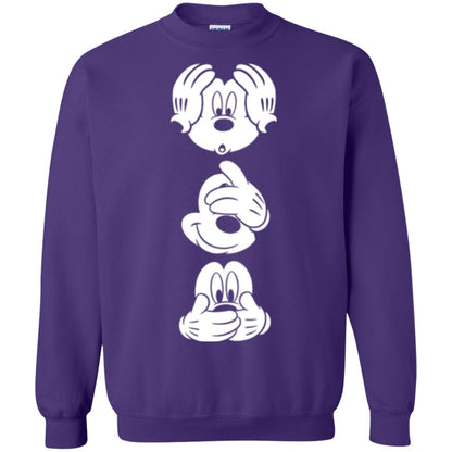 Cartoon T-shirt Disney Mickey Mouses Graphic Purple