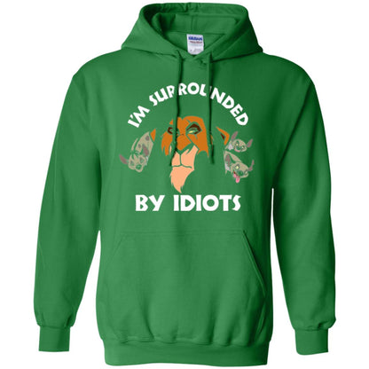 Disney Lion King T-shirt Scar Surrounded By Idiots Irish Green