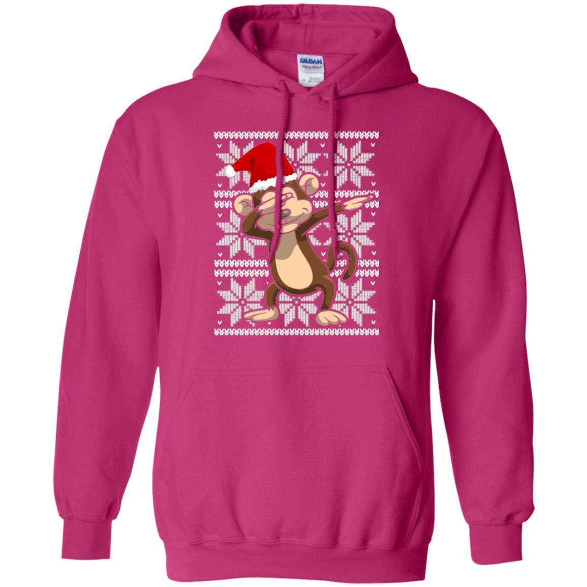 Christmas T-shirt Dabbing Monkey Heliconia