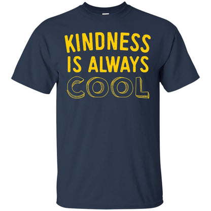 Kindness Is Always Cool Teacher T-shirt Navy