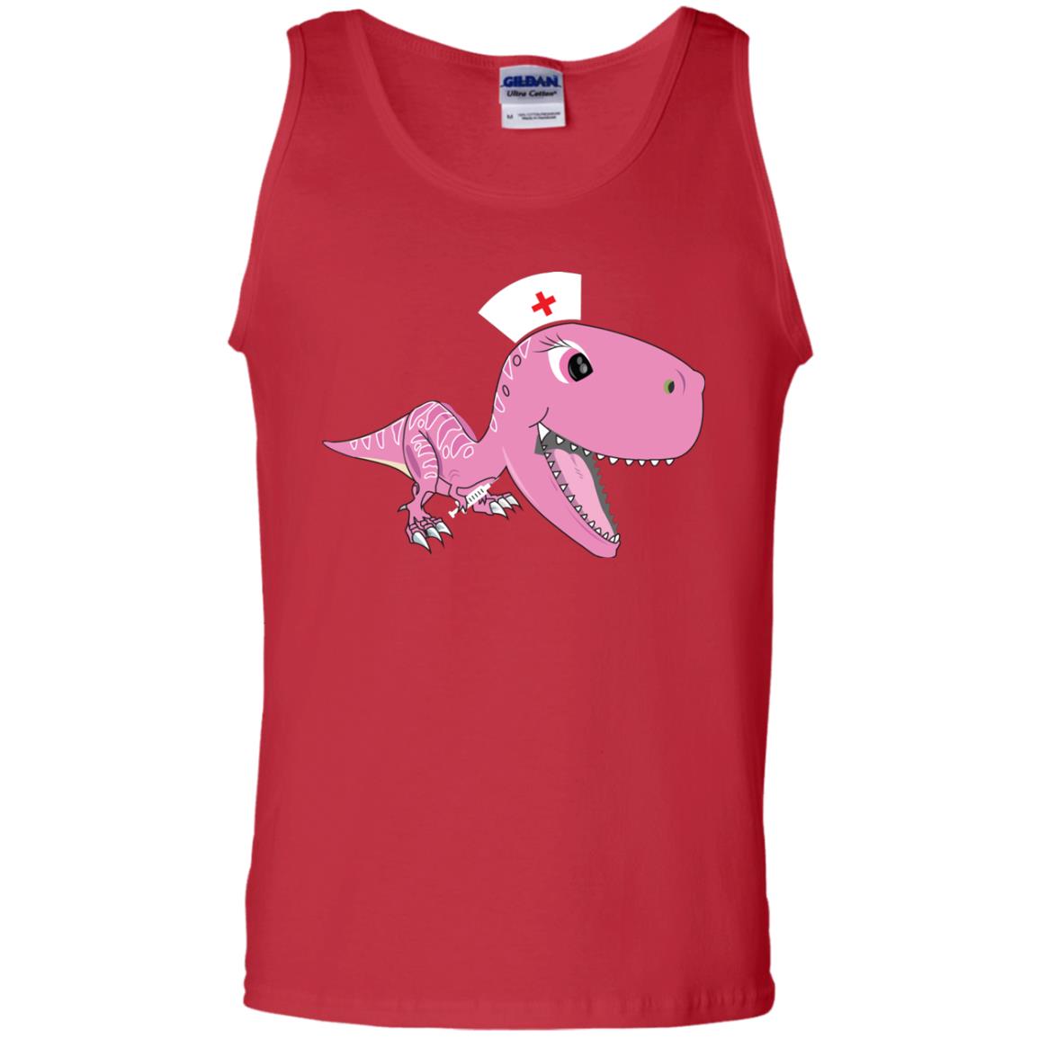 Dinosau-nurse Dinosaurus Nursing Shirt Red