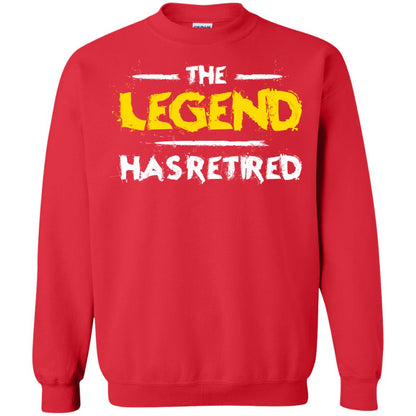Retirement T-shirt The Legend Has Retired Red