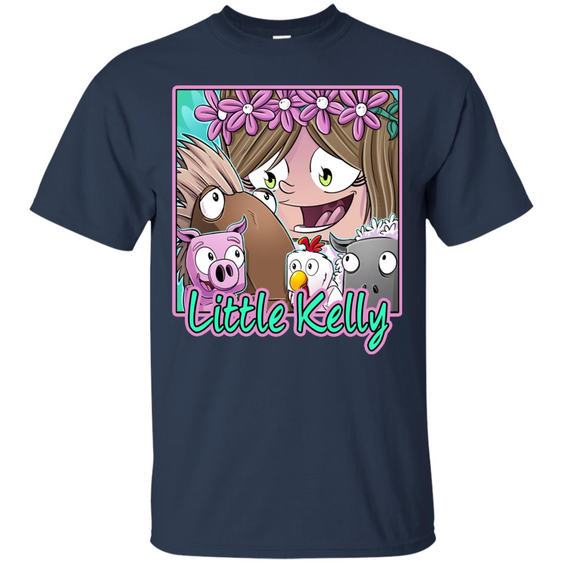 Little Kelly Minecraft Little Club Adventures Shirt Navy
