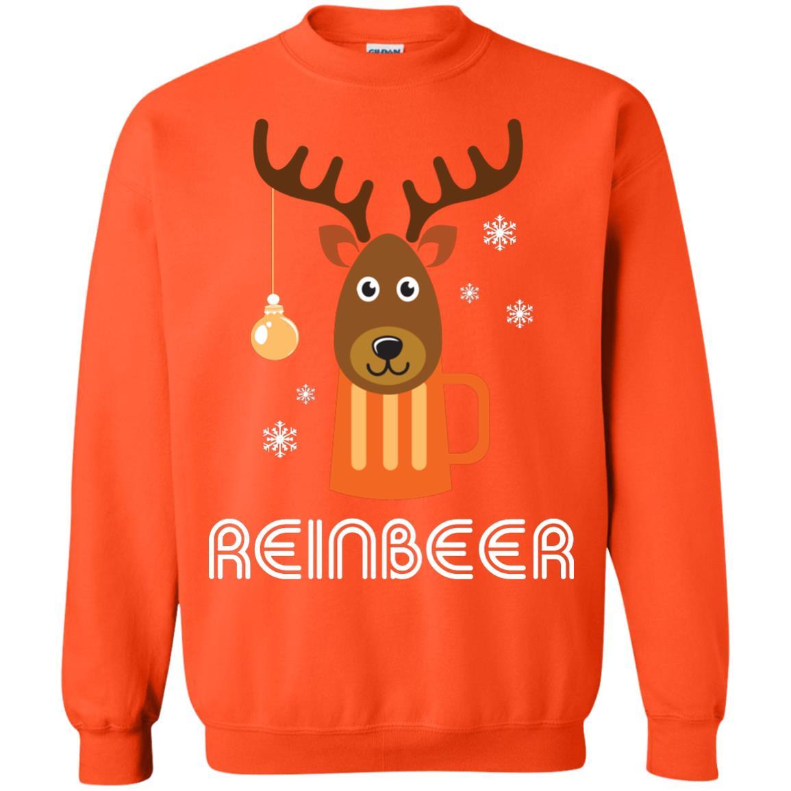 Christmas T-shirt Reinbeer Orange