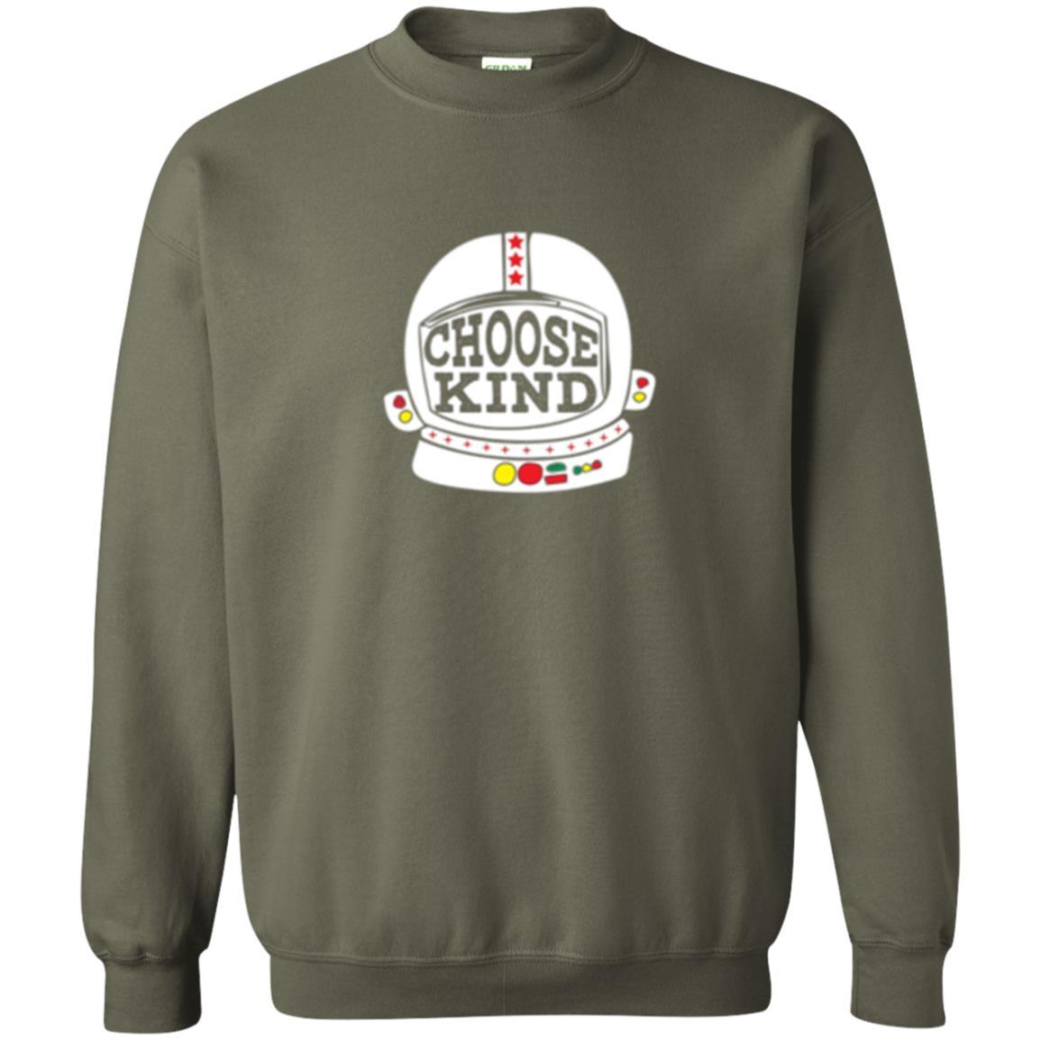 Anti Bullying T-shirt Choose Kind Choose Kindness Military Green