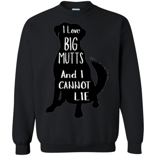 Dog Lovers T-shirt I Love Big Mutts And I Don_t Lie Black