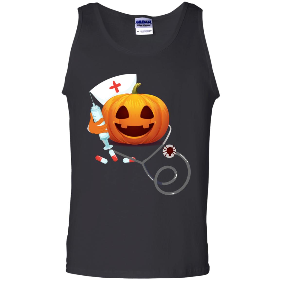 Pumpkin Nurse Nursing Halloween Gift Shirt Black