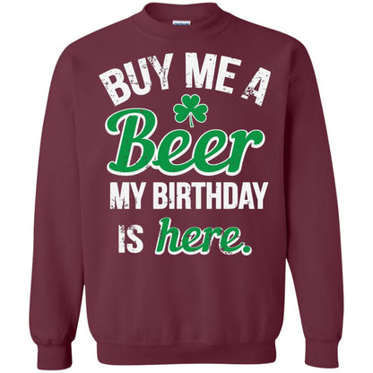 Buy Me A Beer Saint Patricks Day T-shirt Maroon