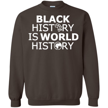 Black History Is World History T-shirt Dark Chocolate