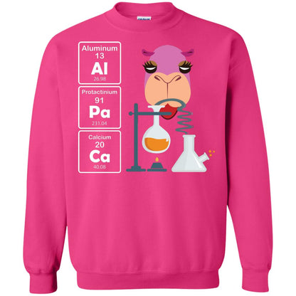 Al-pa-ca Funny Element Chemistry Alpaca Lover Shirt Heliconia