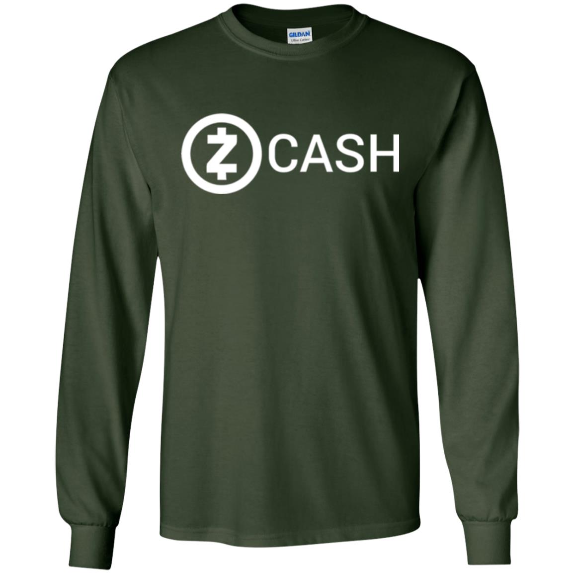 Cryptocurrency Zec Logo T-shirt Zcash Forest Green