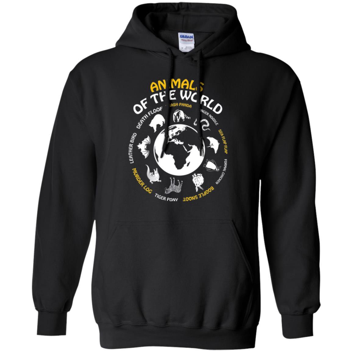 Rare Animals Of The World T-shirt Black
