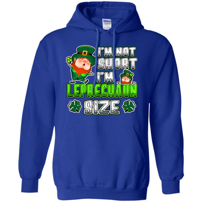 Im Not Short Im Leprechuan Size Irishman Ireland Shirt Royal