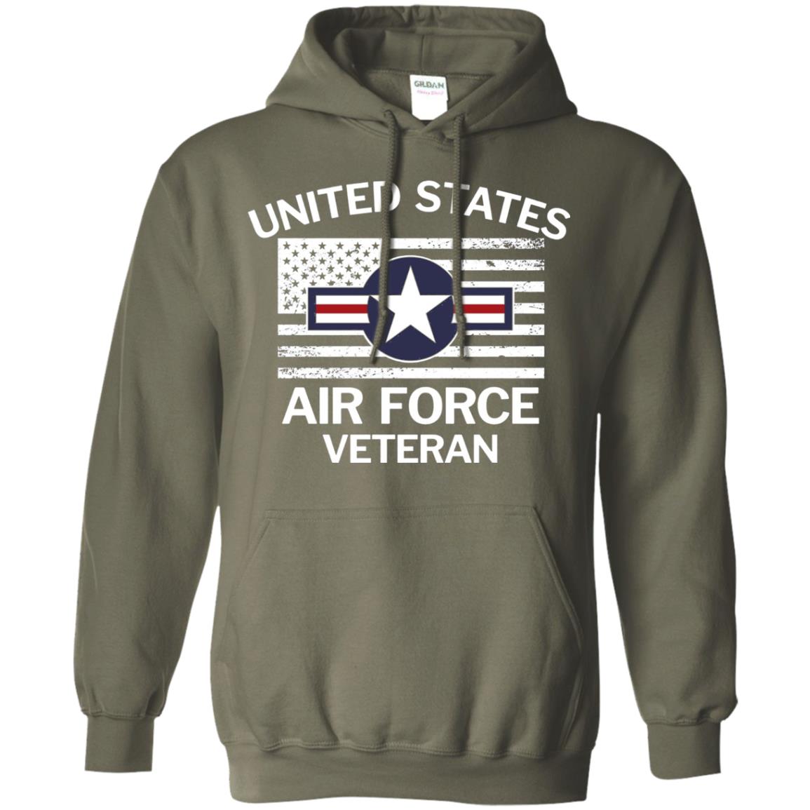 United States Air Force Veteran T-shirt Military Green
