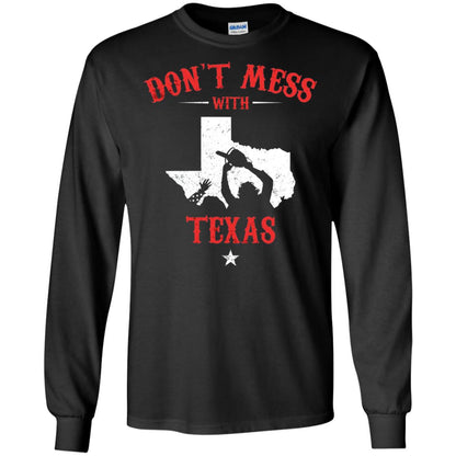 Don_t Mess With Texas Chainsaw T-shirt Black